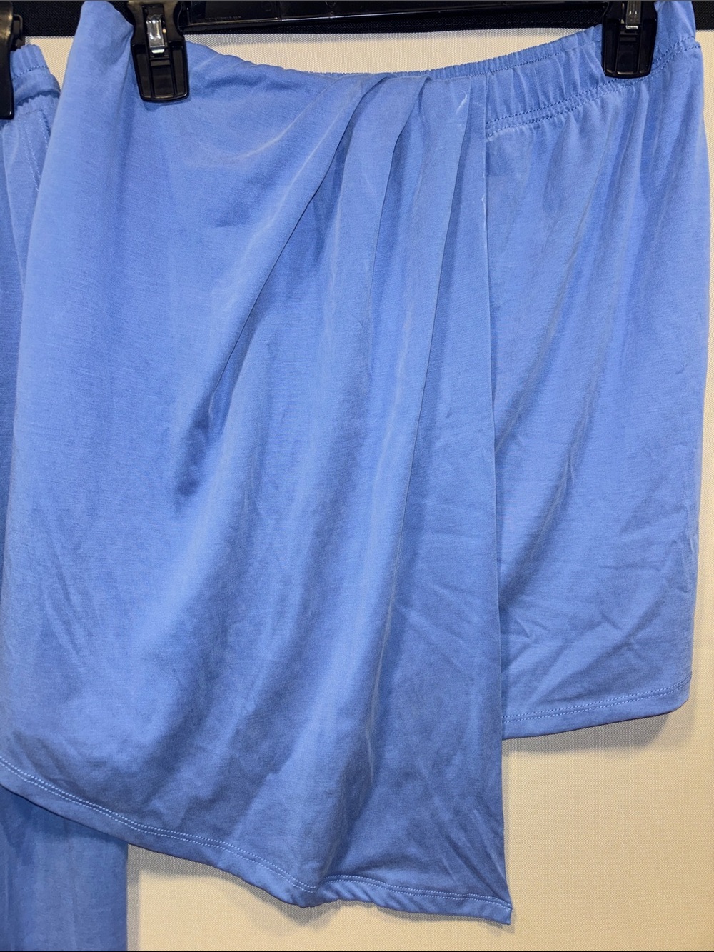 Blue Women's Drawstring Lounge Pants and Top, sold together. By Anthropologie. - Picture 3 of 10